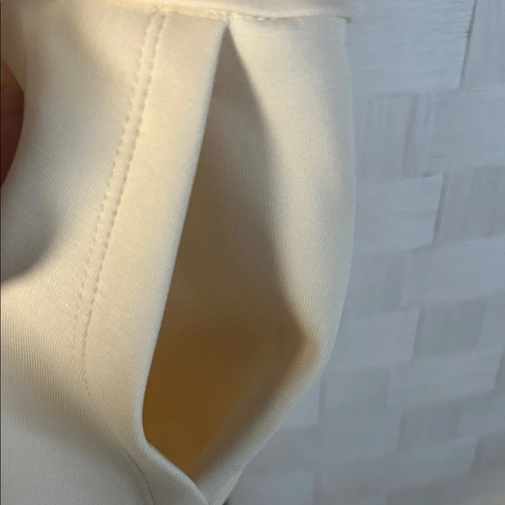 A New Day Sleeveless Cream Jumpsuit with pockets - Picture 7 of 7